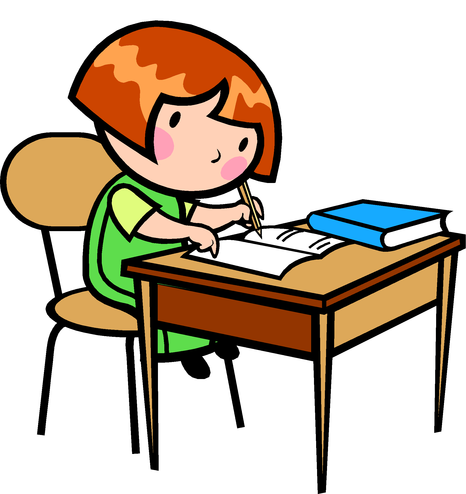 Kid Writing Clipart   Gallery - Kid Writing, Transparent background PNG HD thumbnail