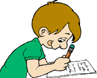 Writing Clip Art - Kid Writing, Transparent background PNG HD thumbnail