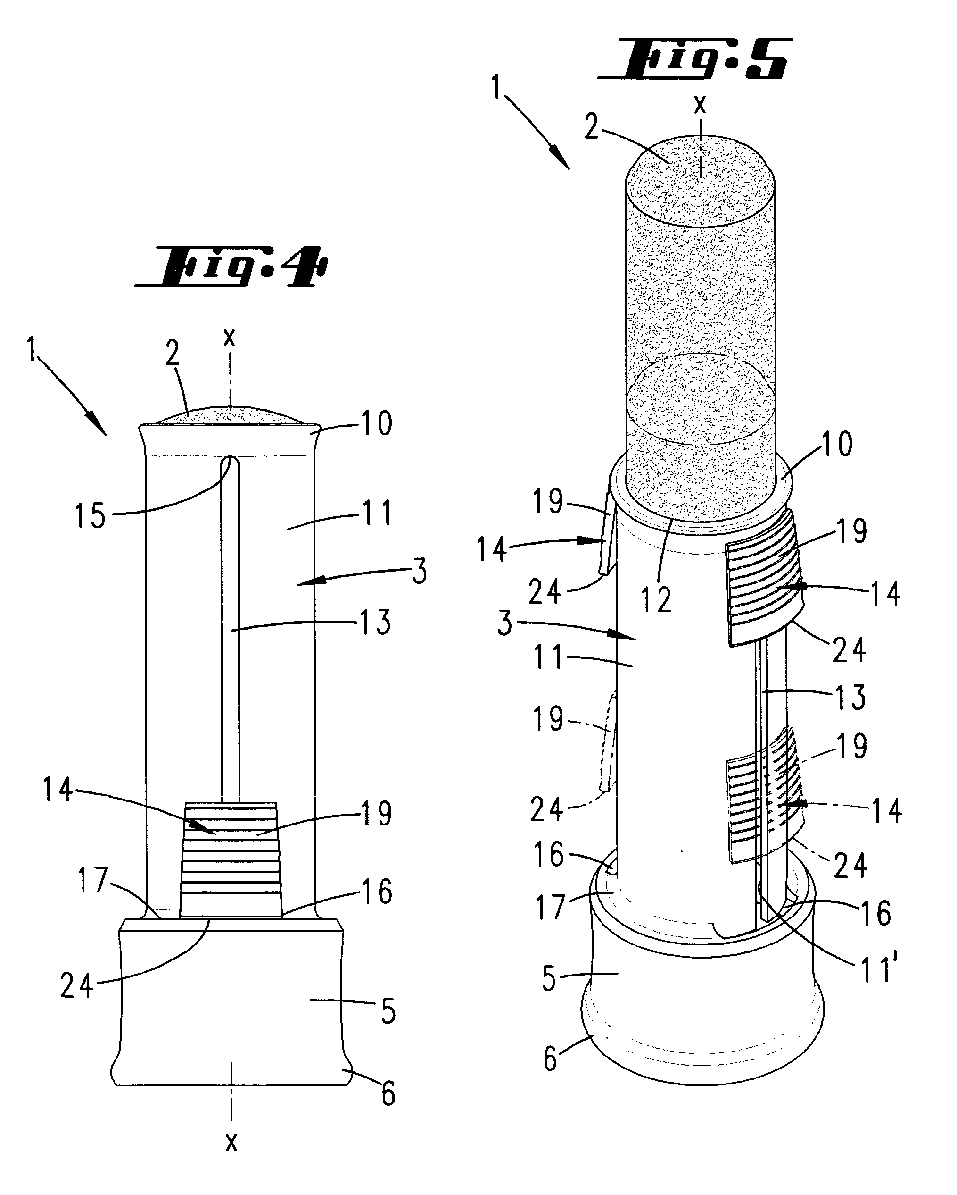 Patent Drawing - Klebestift, Transparent background PNG HD thumbnail