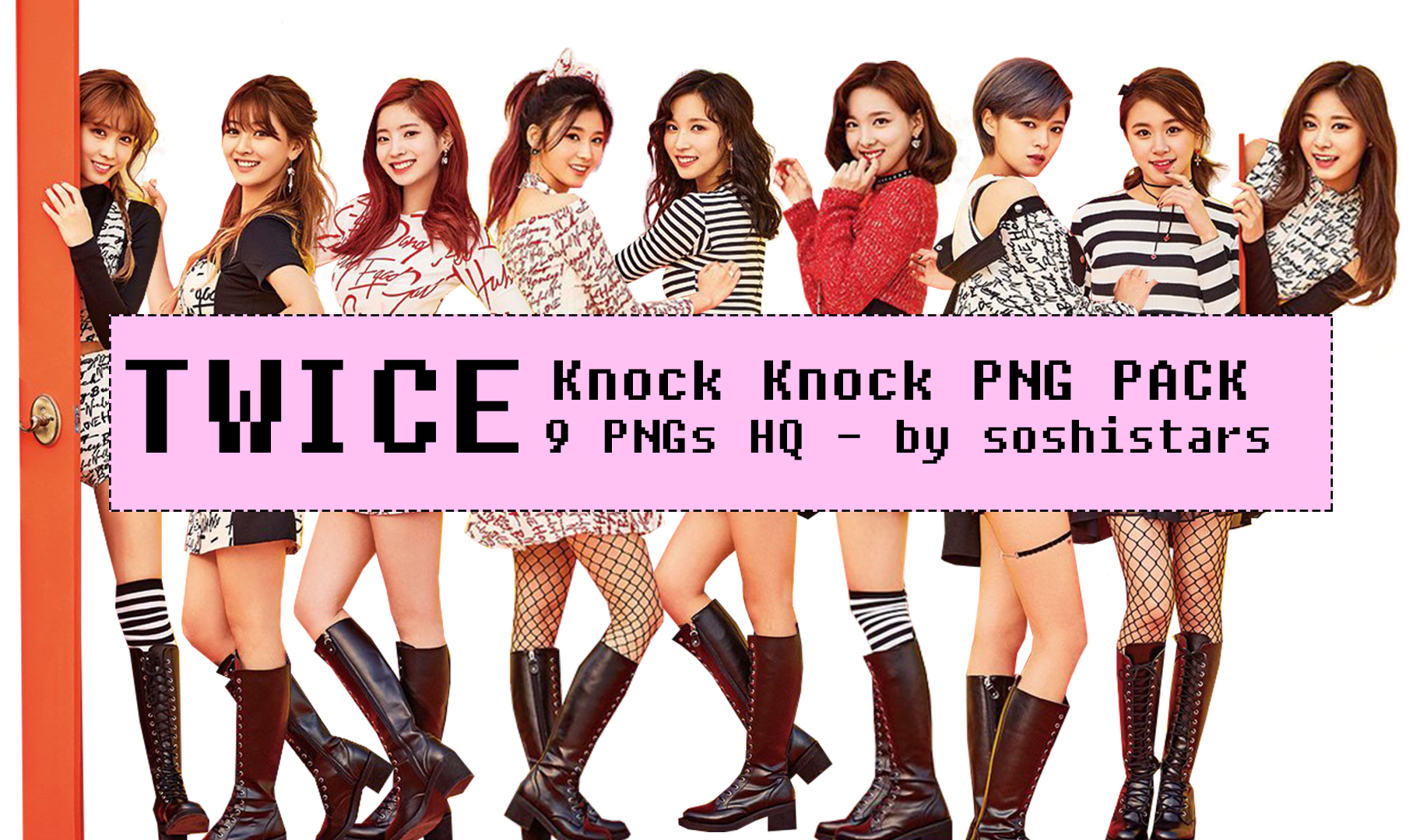 . Hdpng.com Twice Png Pack Knock Knock By Soshistars By Soshistars - Knock, Transparent background PNG HD thumbnail