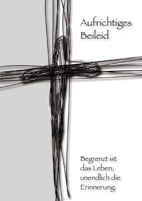 Kreuz mit Wedel