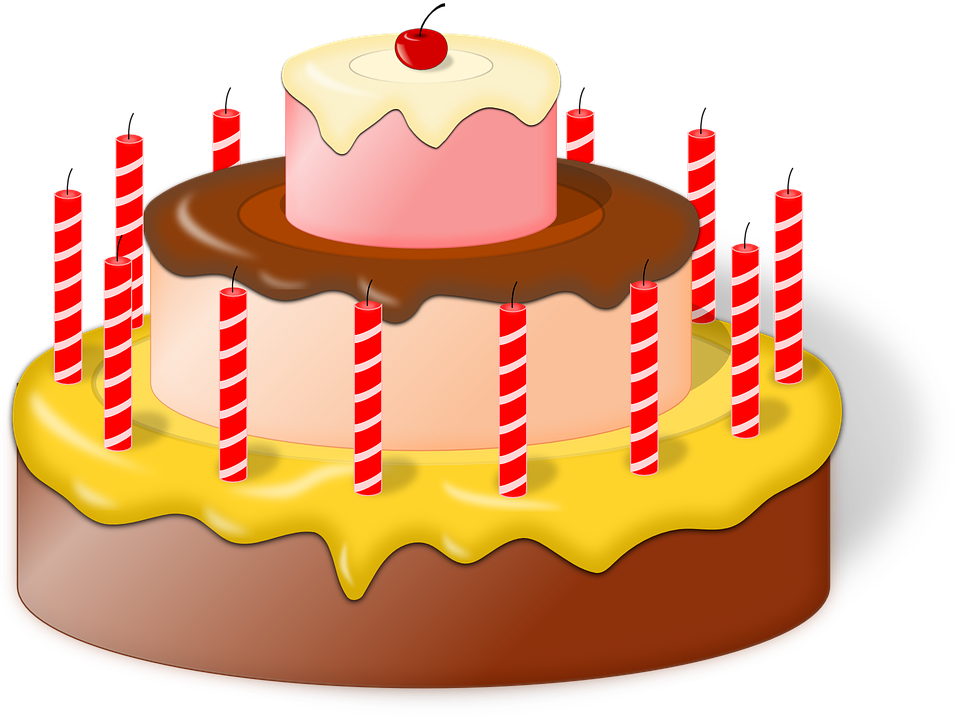 Geburtstagstorte, Geburtstag, Kuchen, Kerzen, Kirsche - Kuchen Kostenlos, Transparent background PNG HD thumbnail