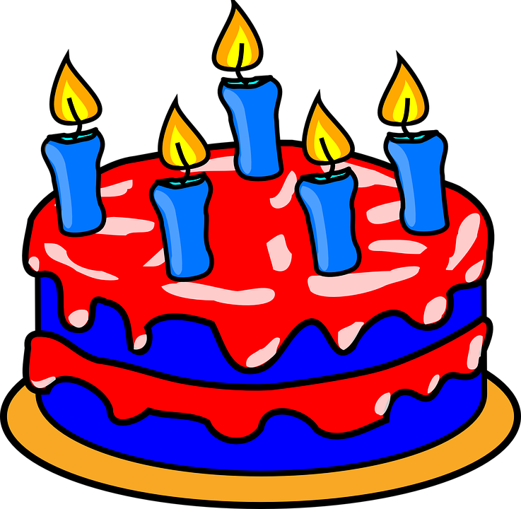 Geburtstagstorte, Kuchen, Rot, Blau, Lebensmittel - Kuchen Kostenlos, Transparent background PNG HD thumbnail