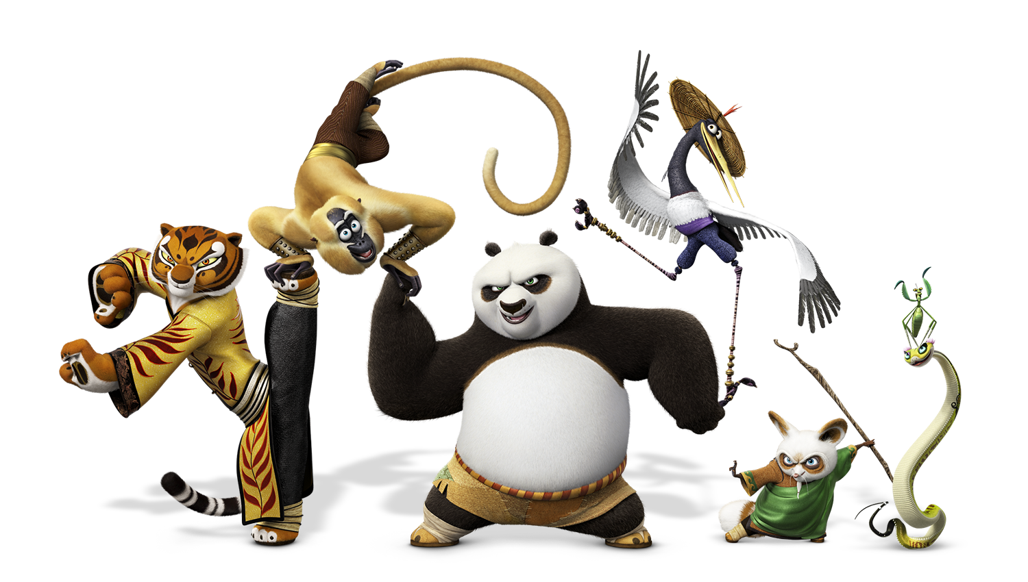 Image   Kung Fu Panda 3 Po And Friends.png | The Parody Wiki | Fandom Powered By Wikia - Kung Fu, Transparent background PNG HD thumbnail
