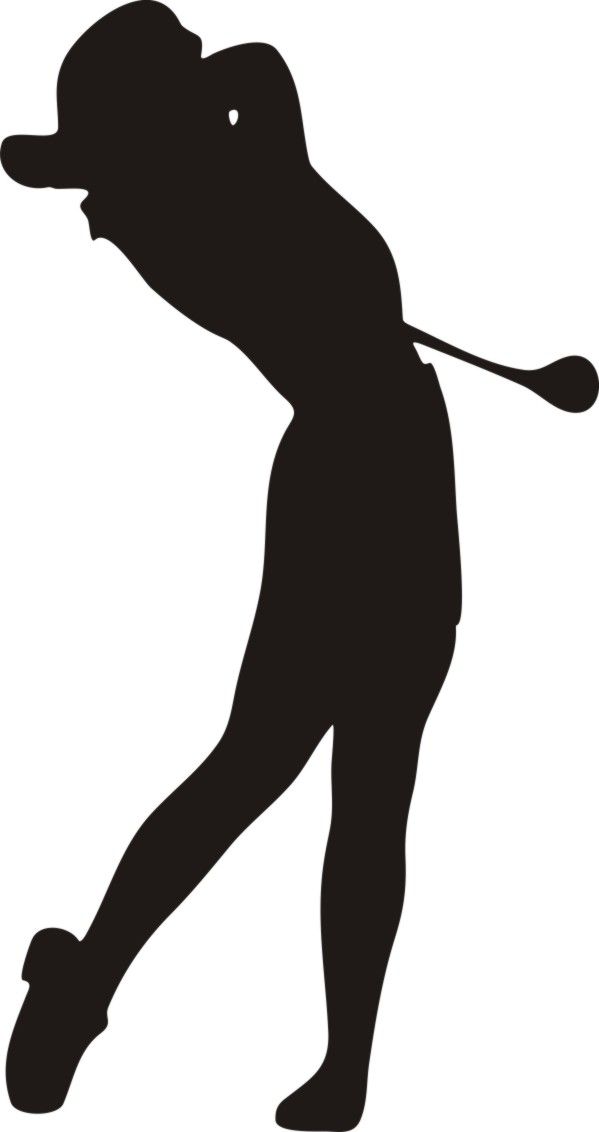 Png Lady Golfer - Female Golfer Cliparts Free Download Clip Art Free Clip Art, Transparent background PNG HD thumbnail