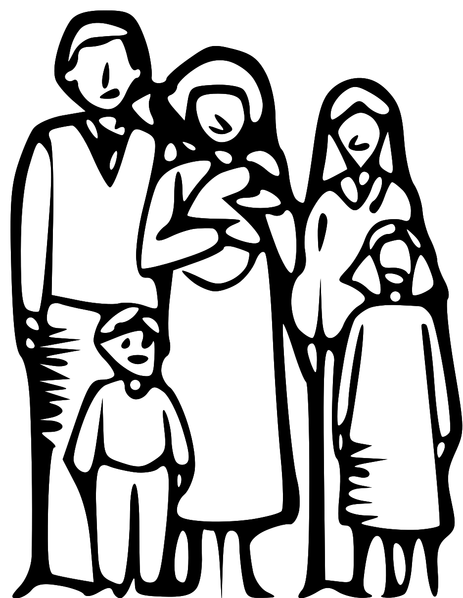 Large Family Clipart 24 - Large Family, Transparent background PNG HD thumbnail