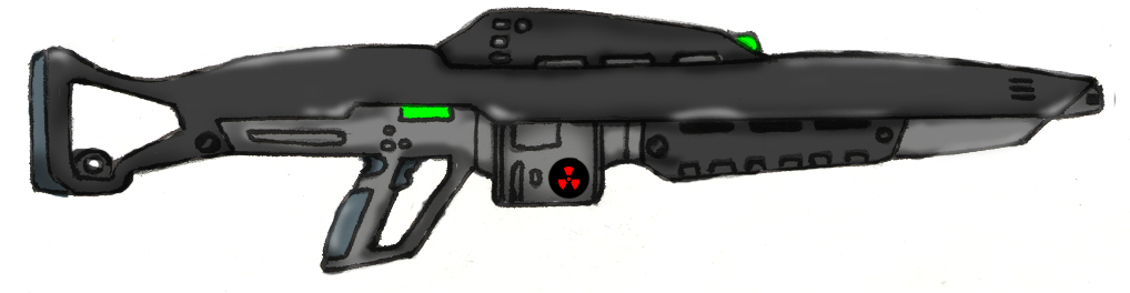 Rate Of Fire: Tri Burst Laser Carbine. Clip: 100 Shot Energy Clip (Nuclear Battery), Weight; .3 Lbs., Cost; 1.5 Sp, Super/pr; 6/.6. - Laser Gun, Transparent background PNG HD thumbnail