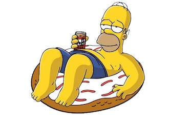 Homer_Simpson Lazy - Lazy, Transparent background PNG HD thumbnail