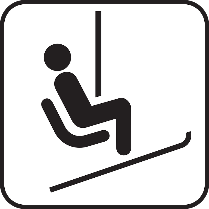 Ski Lift, Lift, Ski Lift, Skiing, Symbol, Sign, Icon - Lift, Transparent background PNG HD thumbnail