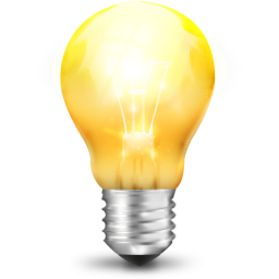 Idea light bulb school png