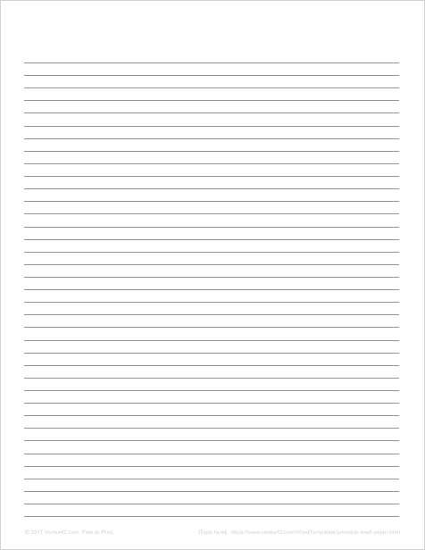 Lined Paper Template - Lined Paper, Transparent background PNG HD thumbnail