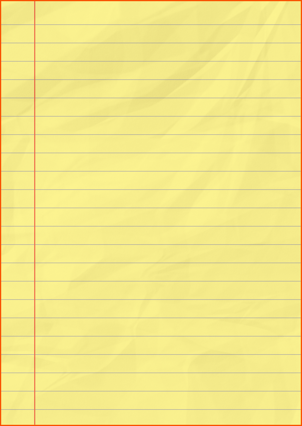 Yellow Lined Paper By Andie200 On Deviantart - Lined Paper, Transparent background PNG HD thumbnail