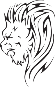 Roaring Lion Clipart - Lion Head Roaring, Transparent background PNG HD thumbnail