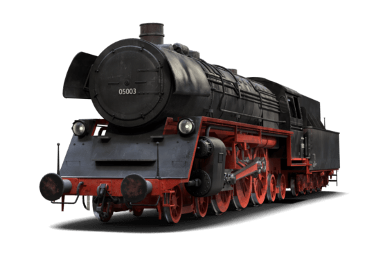 Die Deutsche Dampflok Der Baureihe 05 - Lokomotive, Transparent background PNG HD thumbnail