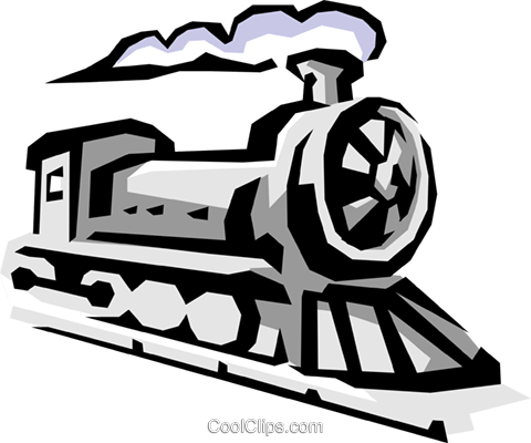 Lokomotive Vektor Clipart Bild - Lokomotive, Transparent background PNG HD thumbnail