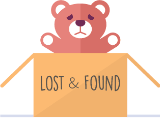Lost And Found Box With Teddy Bear - Lost And Found, Transparent background PNG HD thumbnail