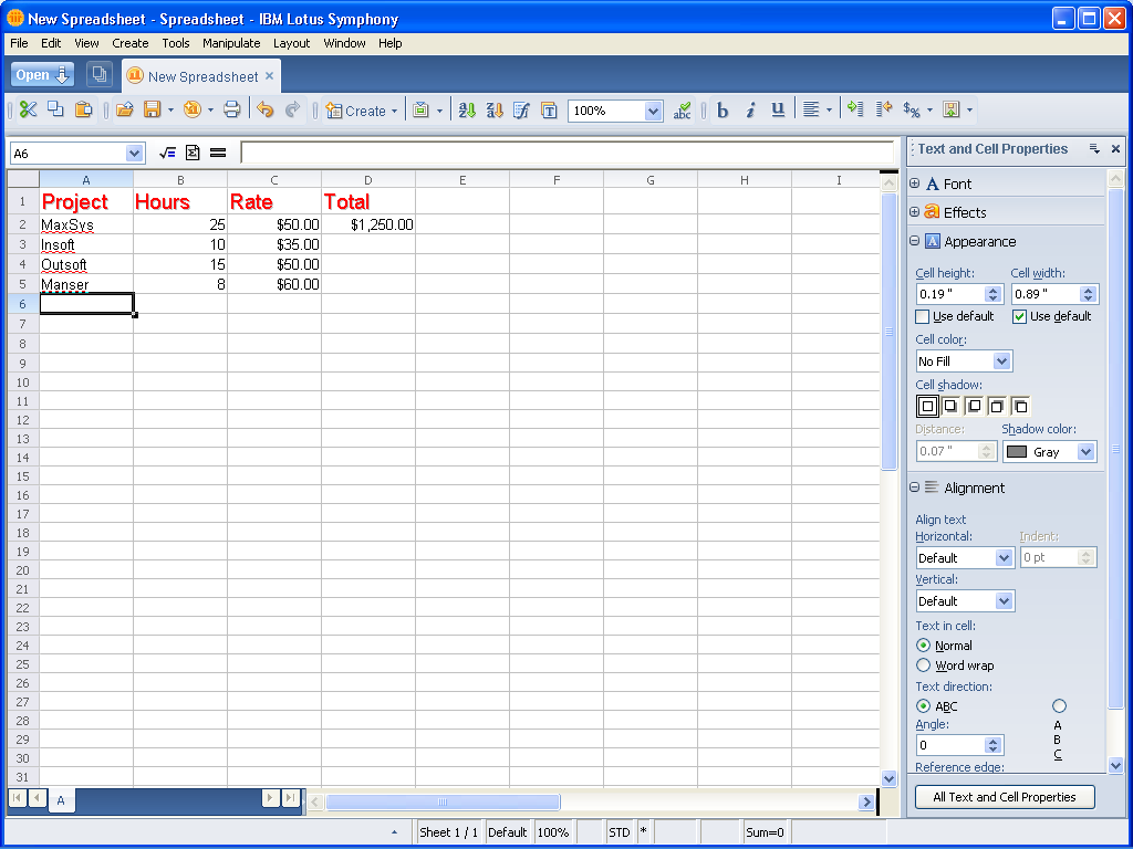 Taking A Look At Ibm Lotus Symphony Spreadsheets   Page 4   Techrepublic - Lotus Symphony, Transparent background PNG HD thumbnail
