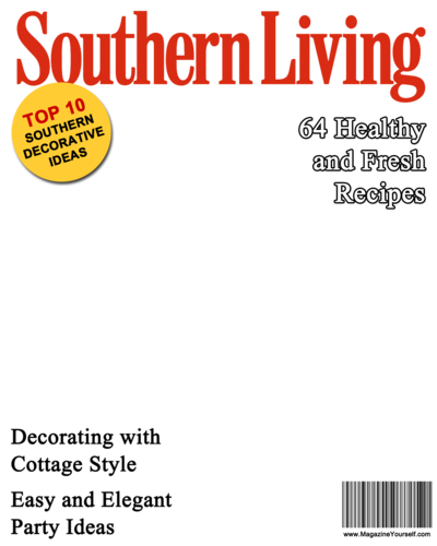 Create A Fake Southern Living Magazine Cover! - Magazine Covers, Transparent background PNG HD thumbnail
