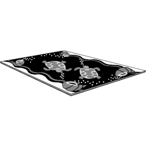 Nap Mat Clipart, Cliparts Of Nap Mat Free Download - Mat Black And White, Transparent background PNG HD thumbnail