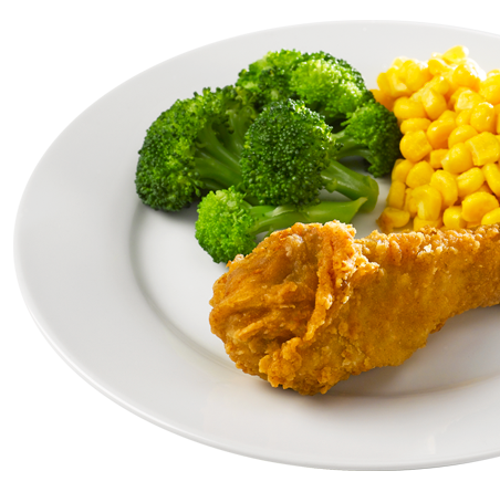 Chicken Leg Meal.png - Meal, Transparent background PNG HD thumbnail