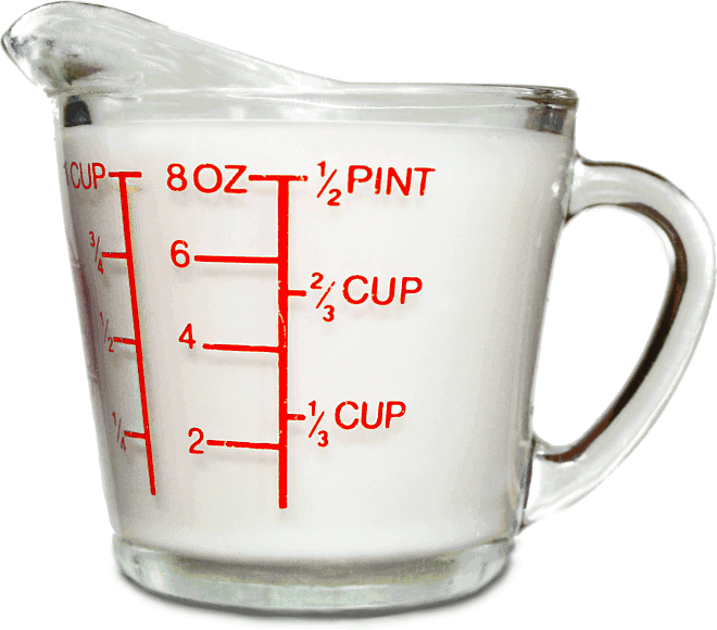 Measuring Cup Open Handle 8oz
