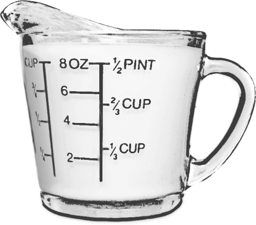 Measuring Cup Open Handle 8oz