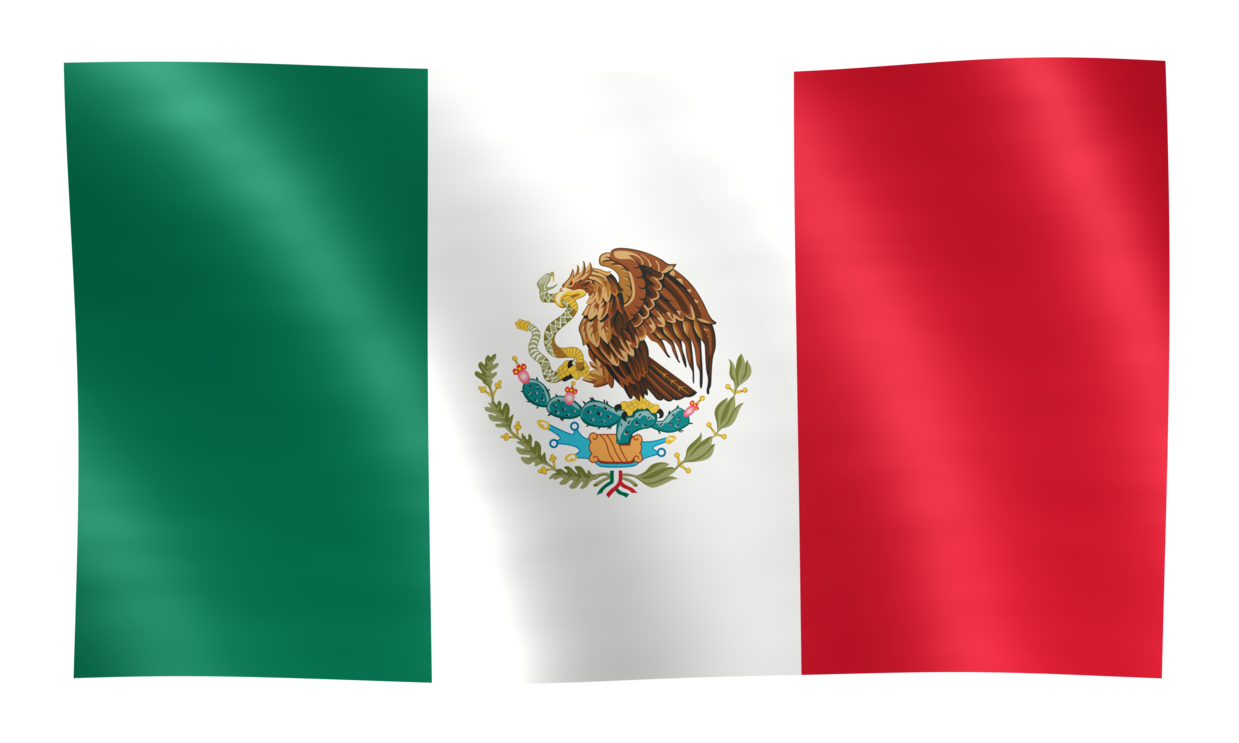 Flag Of Mexico Png - Mexican Flag, Transparent background PNG HD thumbnail