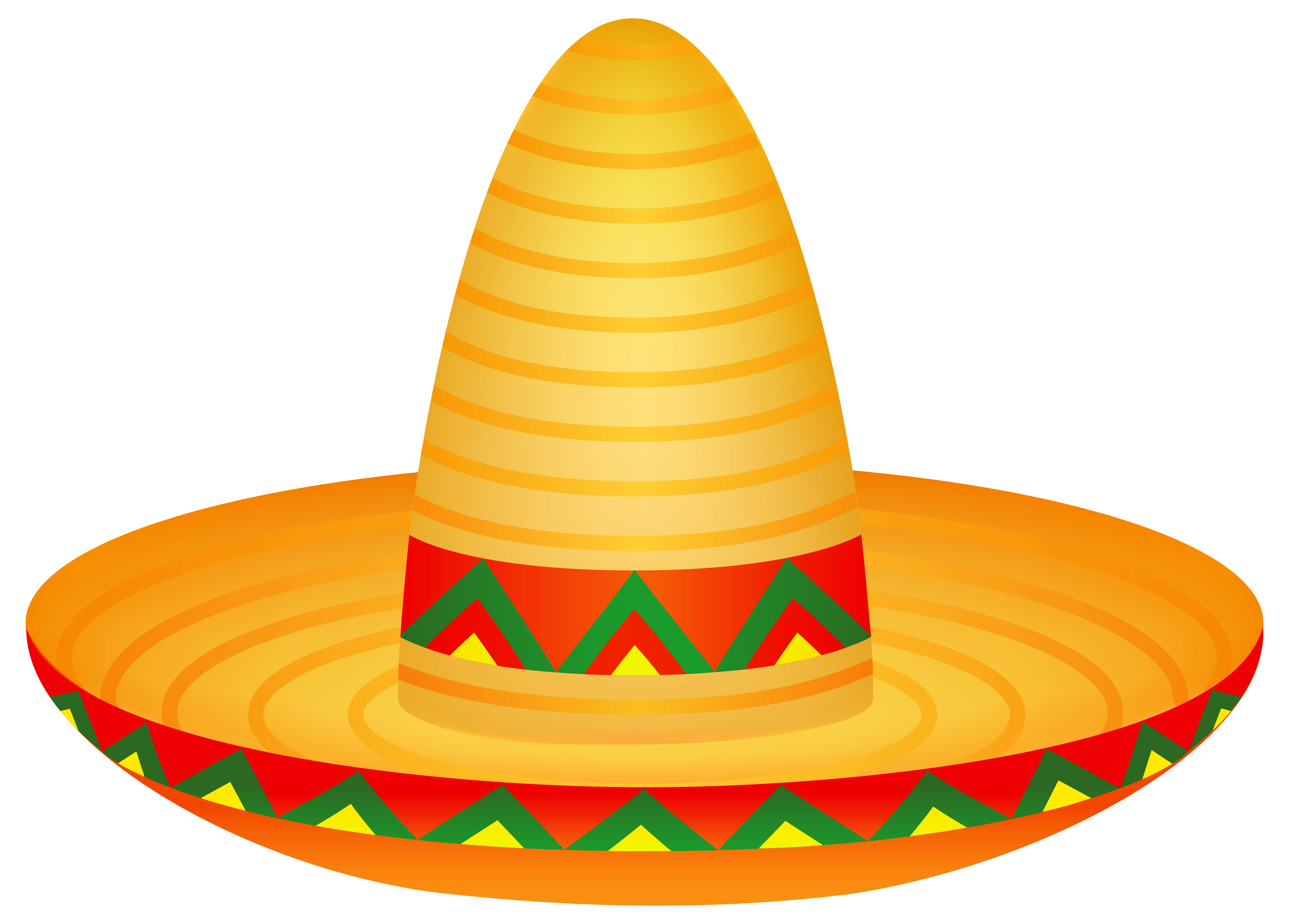 Mexican Clip Art 82 - Mexican Hat, Transparent background PNG HD thumbnail
