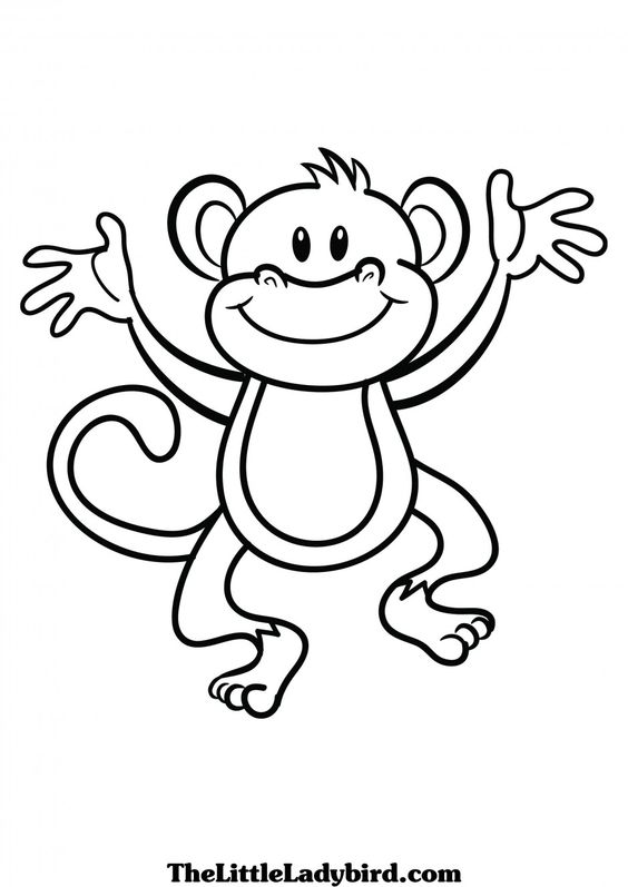 Pin Year Of The Monkey Clipart Black And White #3 - Monkey Black And White, Transparent background PNG HD thumbnail
