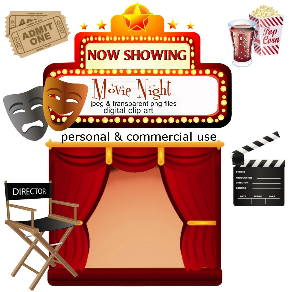  - Movie Night, Transparent background PNG HD thumbnail