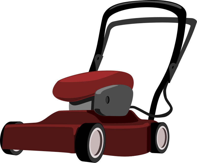 Lawn Mower Free To Use Clip Art - Mowing Grass, Transparent background PNG HD thumbnail