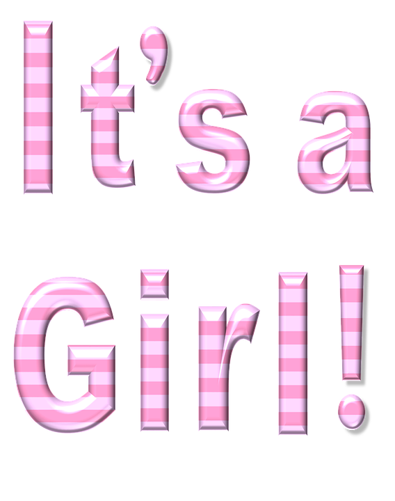 Baby Girl Announcement Text Female Newborn Fabric - New Baby Girl, Transparent background PNG HD thumbnail