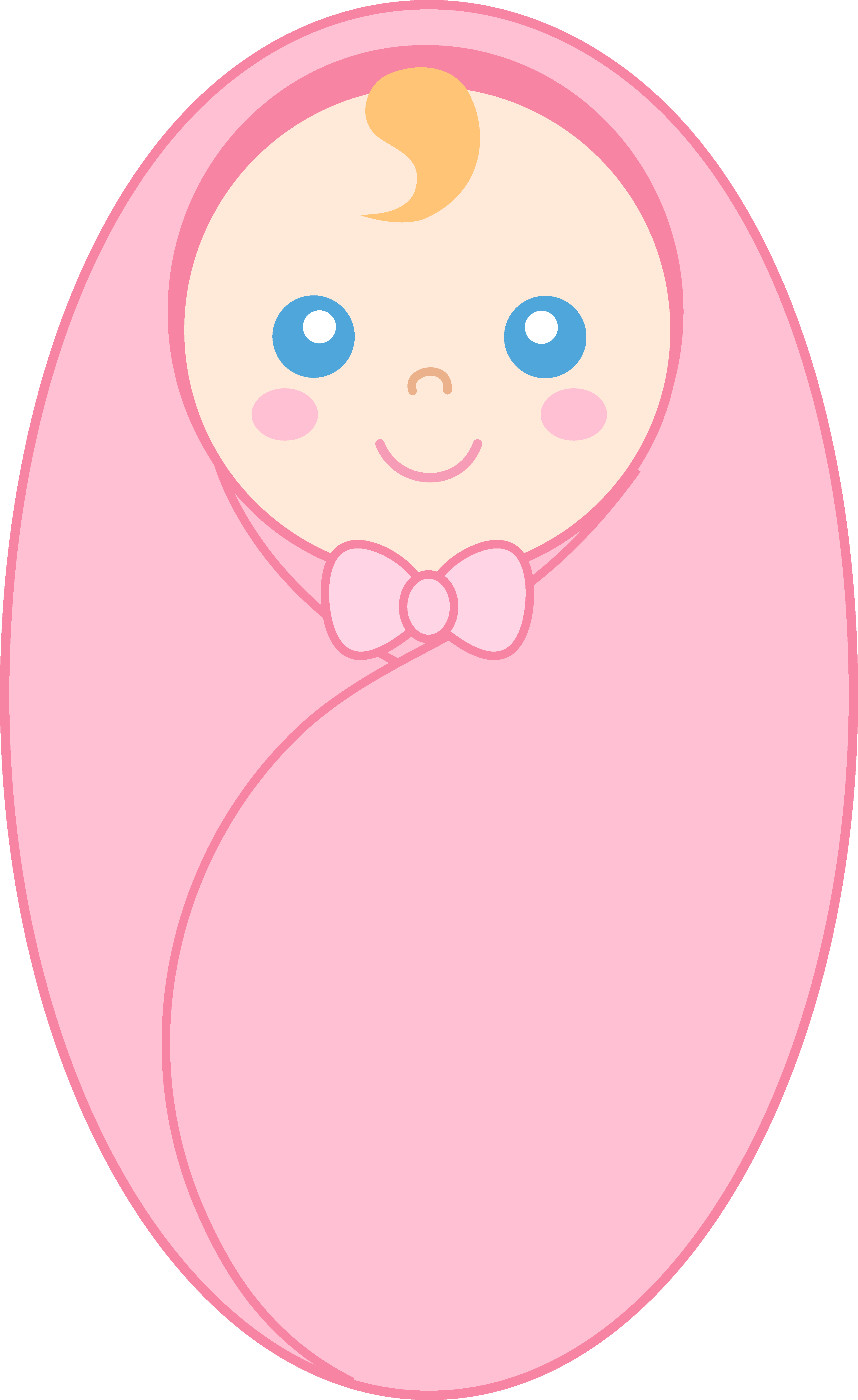 Born Cliparts #34846 - New Baby Girl, Transparent background PNG HD thumbnail