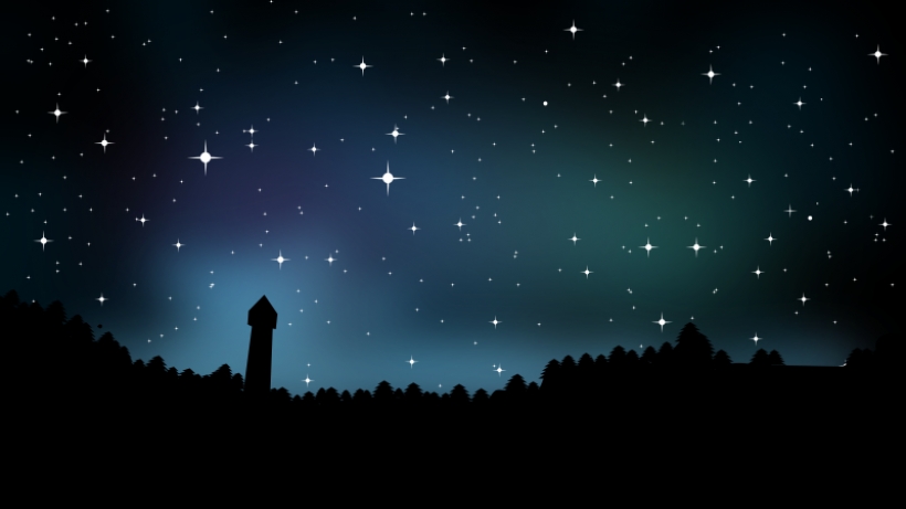 Star night sky background pos