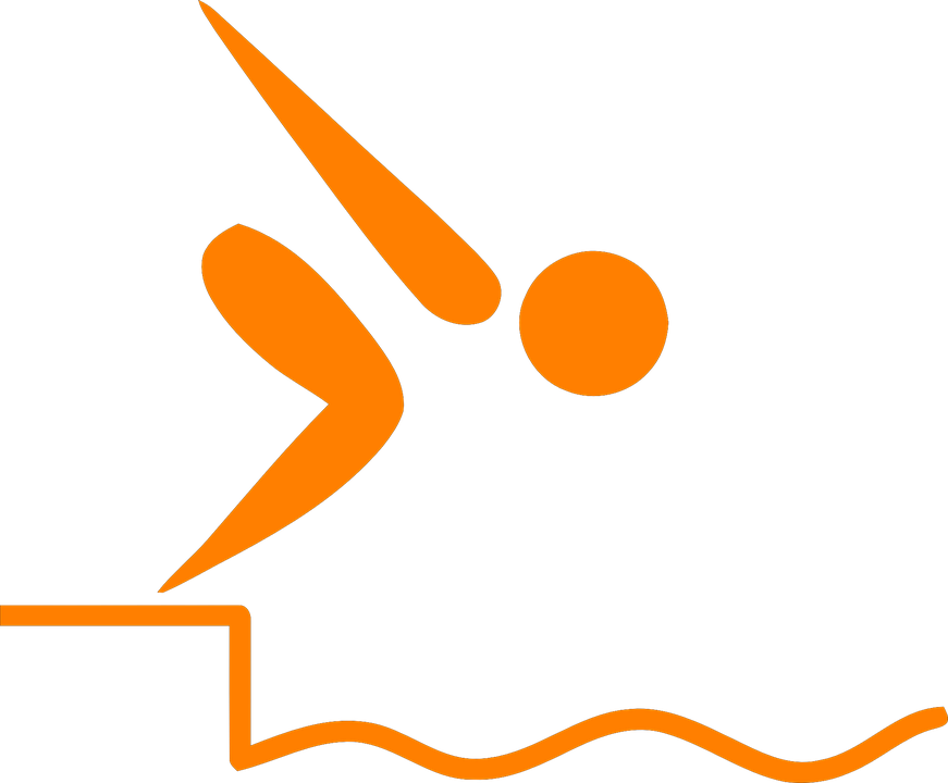 Nuoto, Simbolo, Segno, Icona, Acqua, Isolato, Sport - Nuoto, Transparent background PNG HD thumbnail