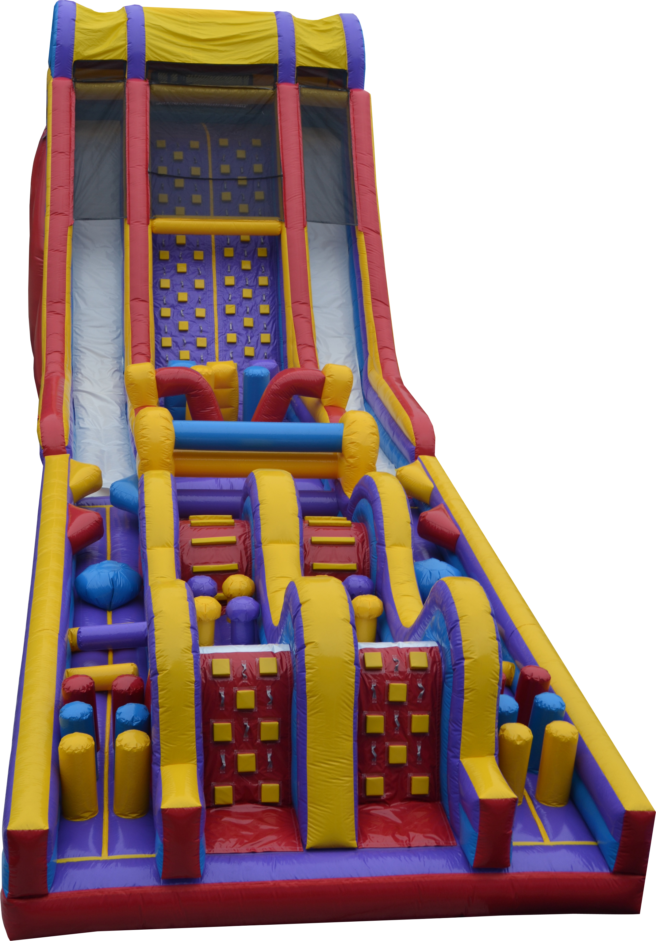 Giant Obstacle Course Inflatable - Obstacle Course, Transparent background PNG HD thumbnail