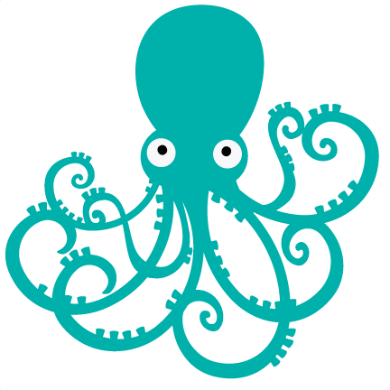 Octopus Svg File For Scrapbooking Octopus Svg Cut Octopus Cutting Files For Scrapbooks Free Svgs - Octopus, Transparent background PNG HD thumbnail