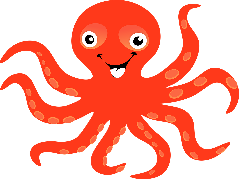 Silver Octopus, The Sea, Coast, The Ocean, Water - Octopus, Transparent background PNG HD thumbnail