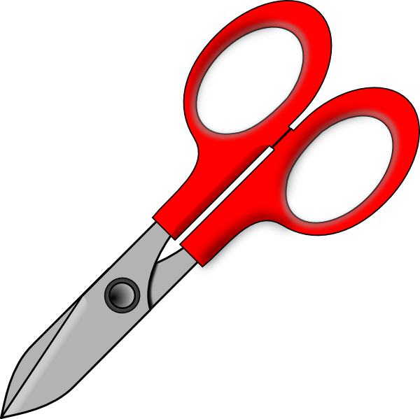 pair of scissors tool cut pap
