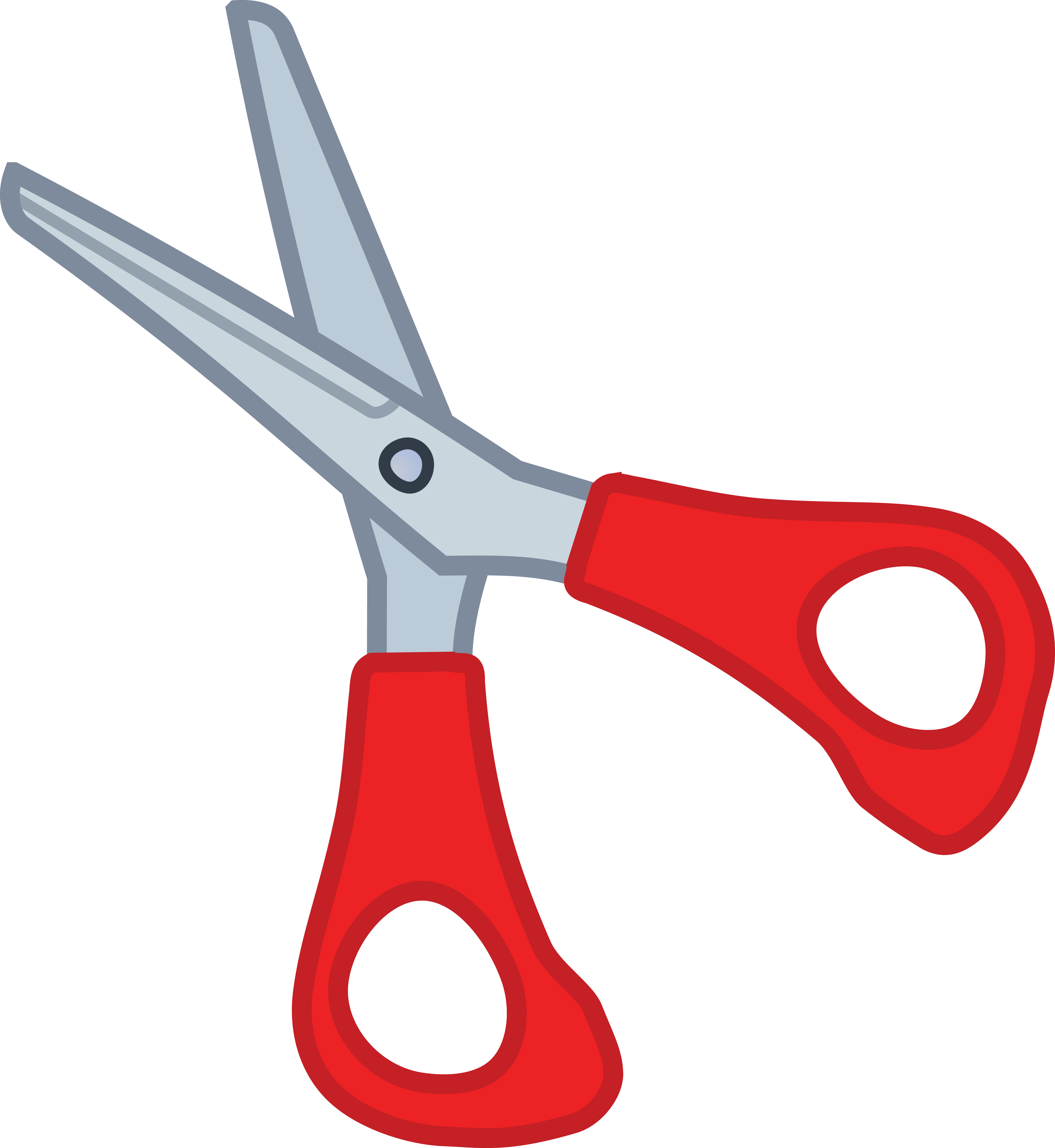 For the simple scissors, the 