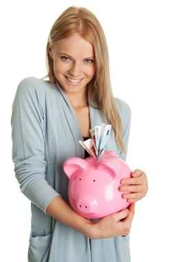 Itu0027S My Money - Of Woman Saving Money, Transparent background PNG HD thumbnail