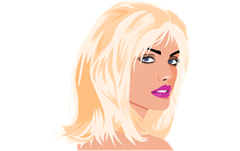 Portrait Blonde Woman Young - Of Young Blonde Woman, Transparent background PNG HD thumbnail