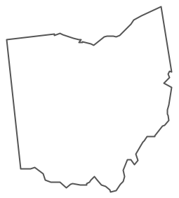 Geo Map Usa Ohio Contour - Ohio, Transparent background PNG HD thumbnail