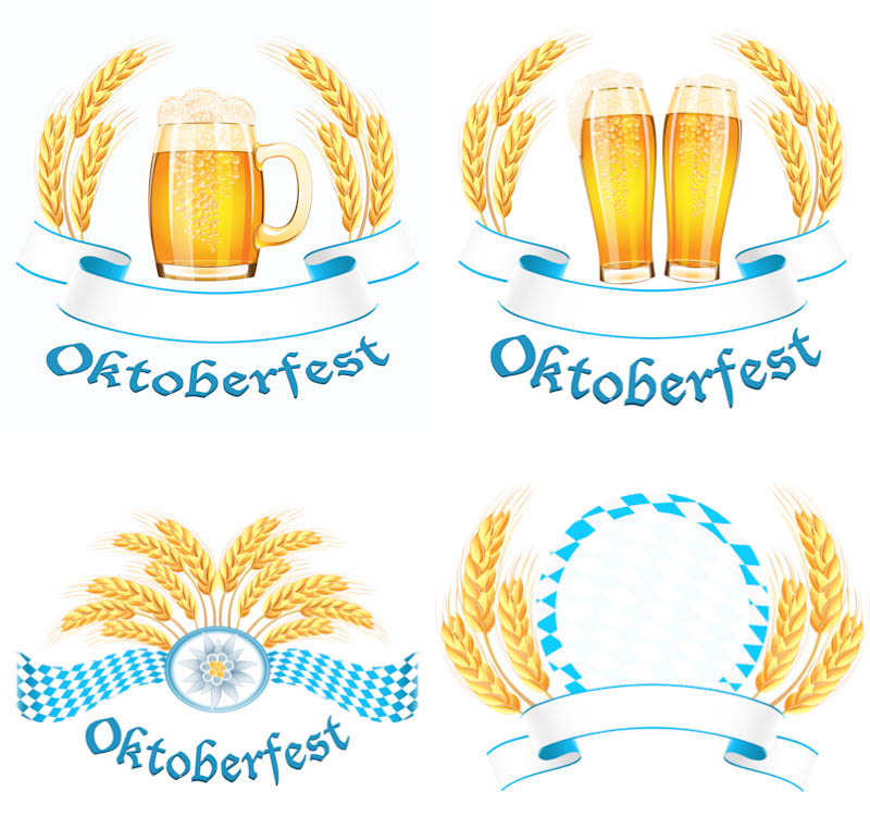 Oktoberfest Labels Vector - Oktoberfest Border, Transparent background PNG HD thumbnail