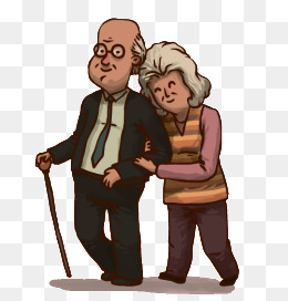 Foreign elderly couples, Old 