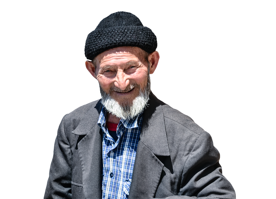 Grandfather, Masked, Psd, Shorn, Old, Old Man, Terry - Old Man, Transparent background PNG HD thumbnail