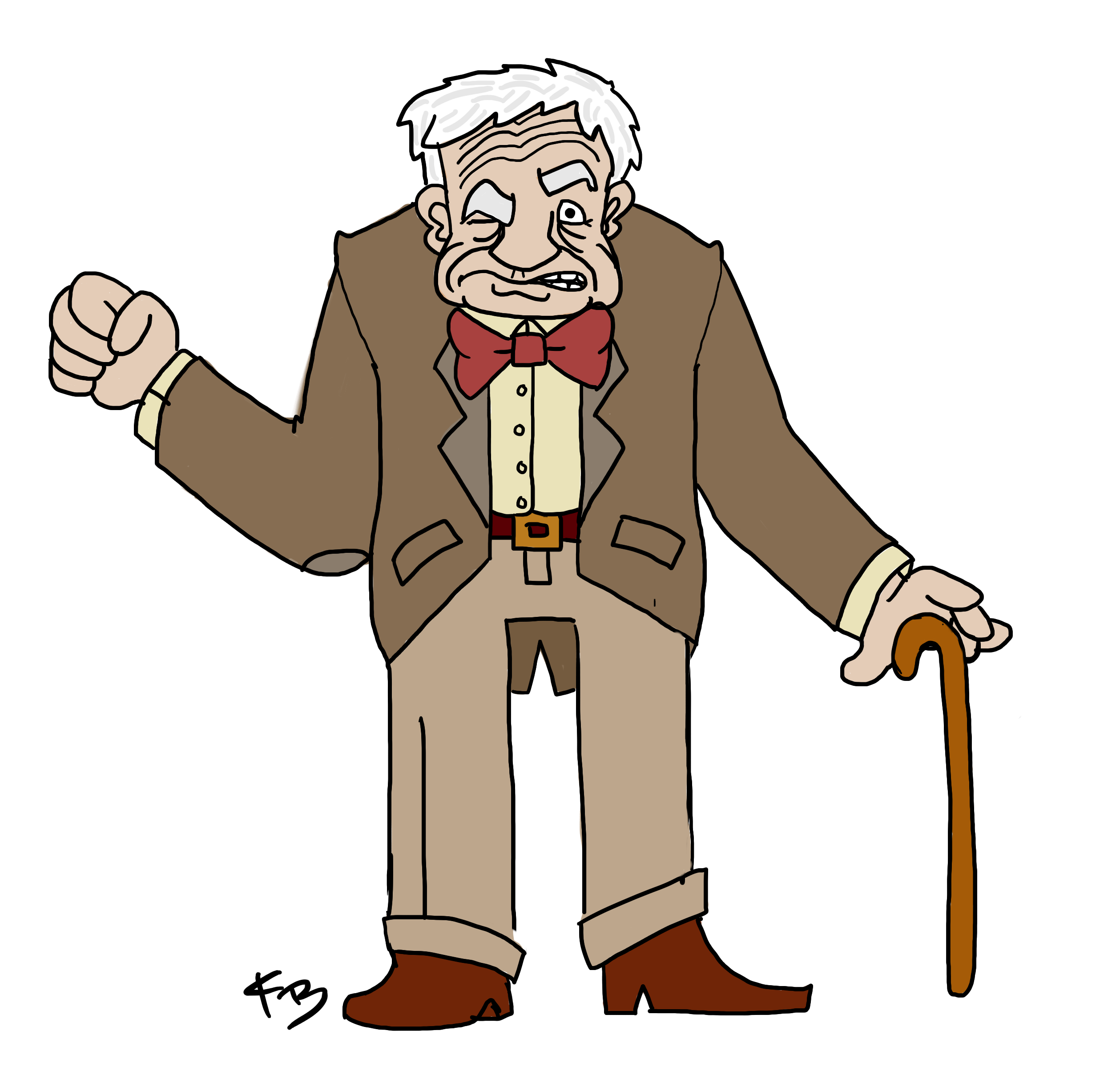 Grumpy Old Man Clipart Pluspng - Old Man, Transparent background PNG HD thumbnail