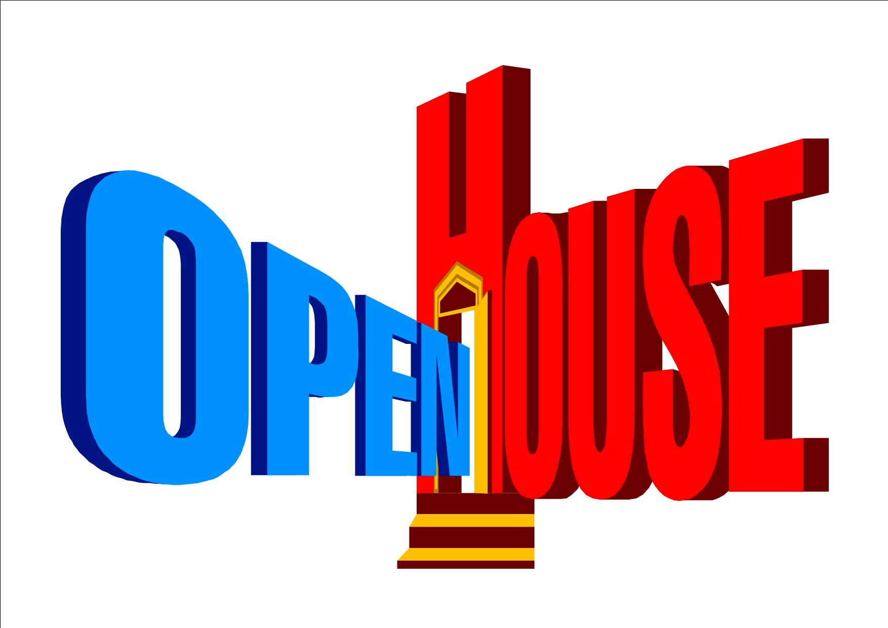 School Open House Clip Art 10 - Open House, Transparent background PNG HD thumbnail