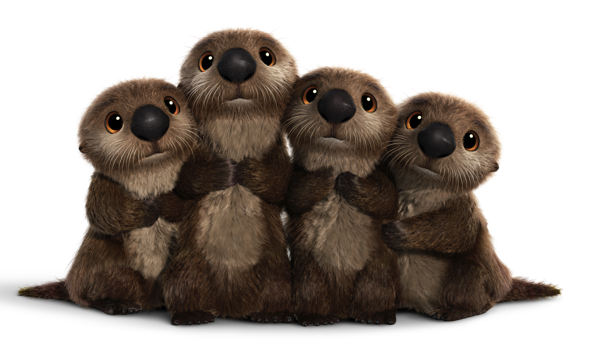 Image   Otters Render.png | Finding Dory Wiki | Fandom Powered By Wikia - Otter, Transparent background PNG HD thumbnail
