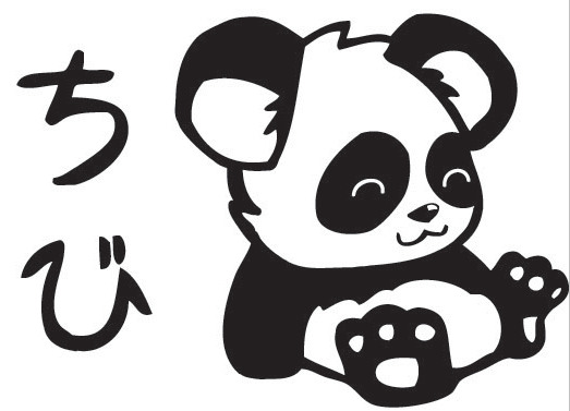 Panda face icon png